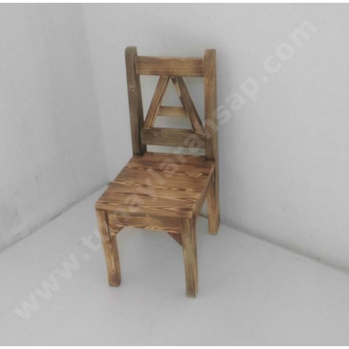 s0015 Cafeler İçin Ahşap Sandalye (Vernikli)